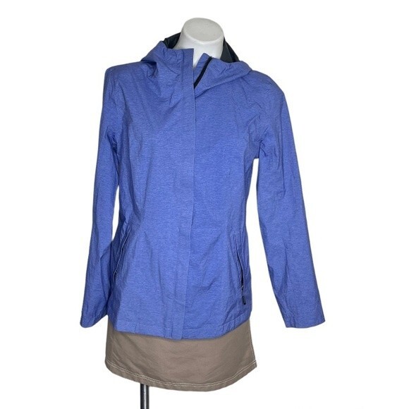 32 DEGREES COOL Blue Jacket Windbreaker Hoodie Full Zipper Womens Size Medium - Picture 1 of 8